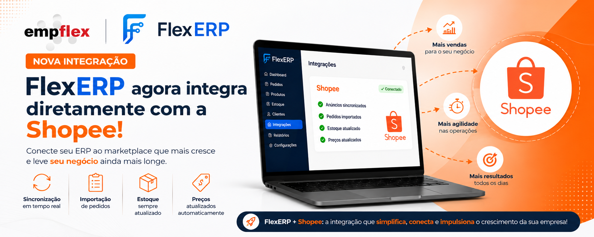 Nova Integração FlexERP X Shopee