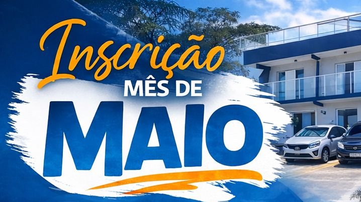 INSCRIÇÕES MÊS DE MAIO/2026