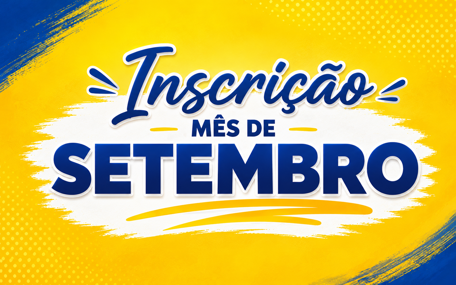 INSCRIÇÃO MÊS DE SETEMBRO